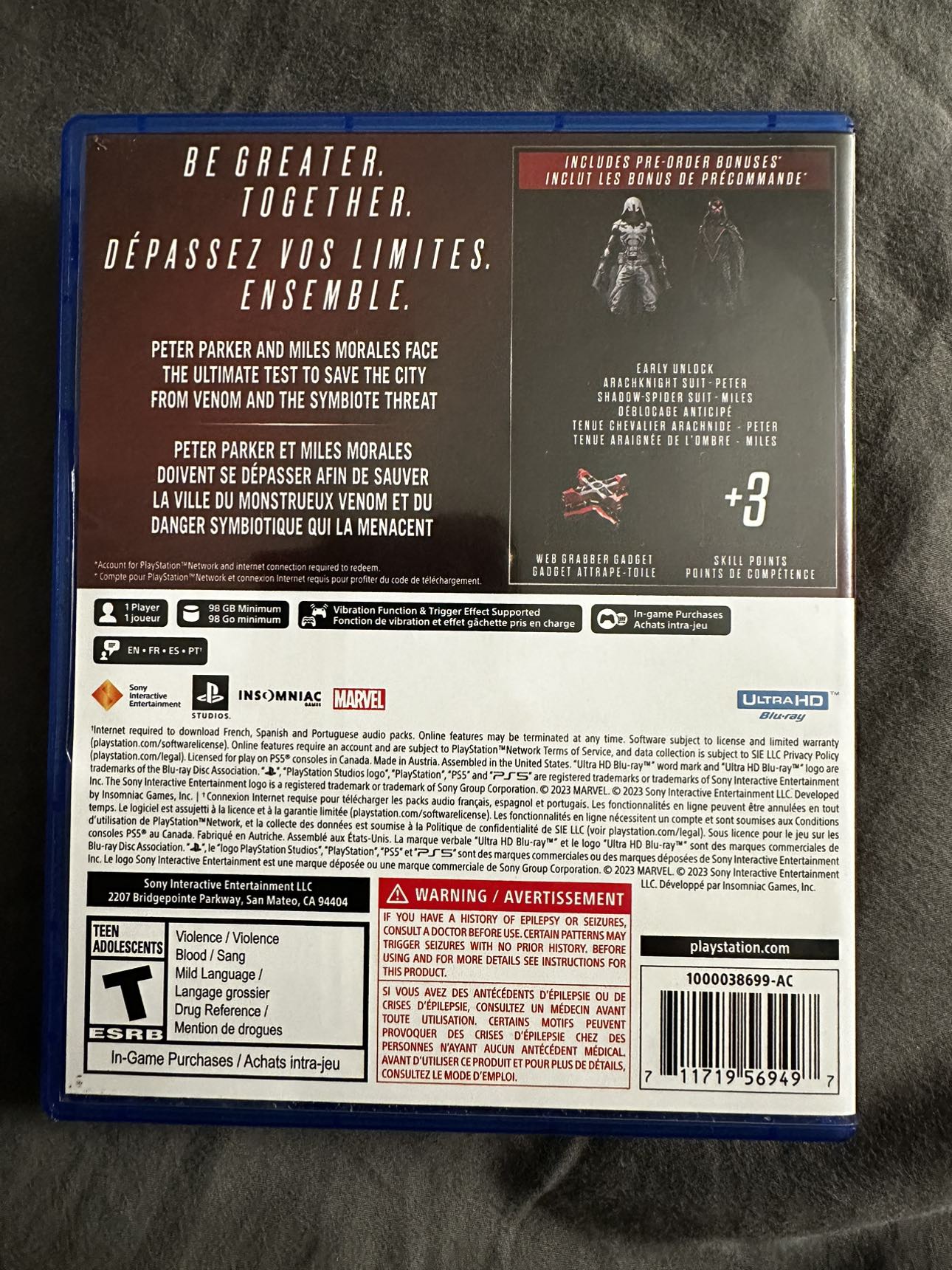 Spider Man 2 LAUNCH EDITION for PS5 image indicator(2)