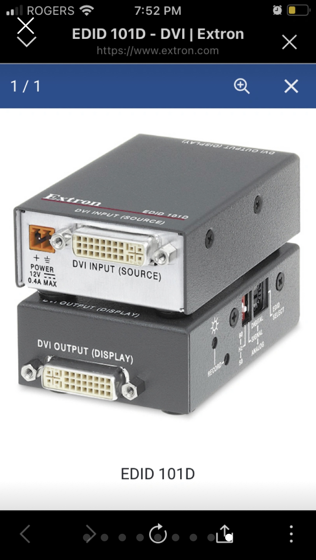 Extron EDID Emulator with EDID Minder® for DVI@downtown image indicator(9)