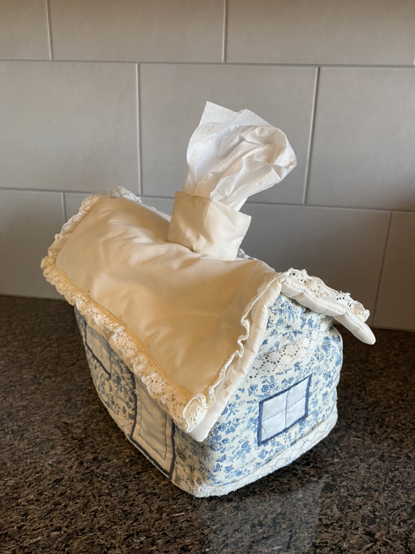 🧡 Fabric tissue box holder - photo 2