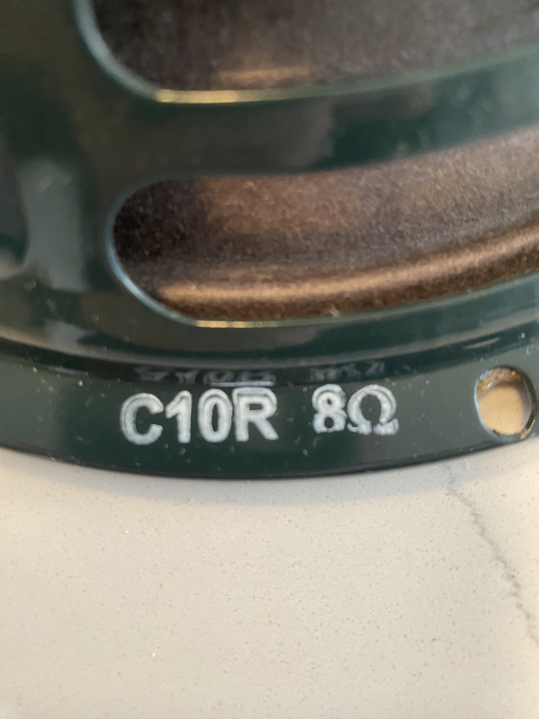 Jensen C10R guitar speaker - photo 3
