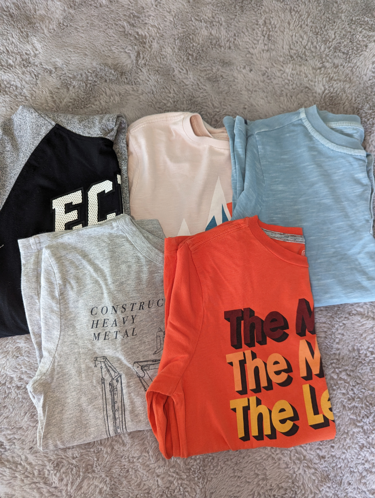 5 long sleeve shirts for boys size large thumbnail