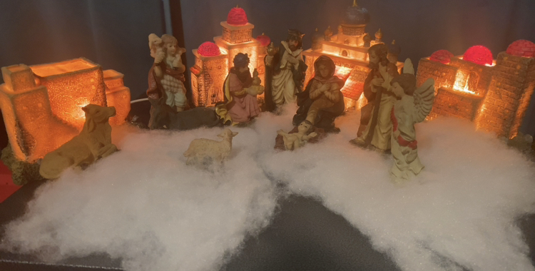 Indoor Christmas nativity scene thumbnail