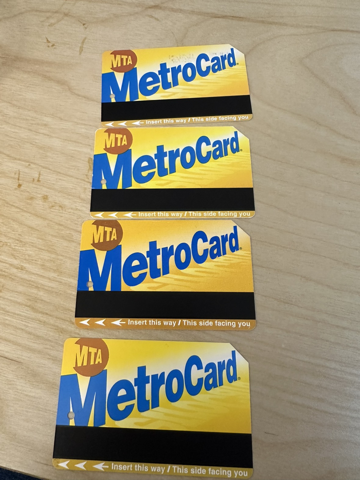 Metrocard Face value $100