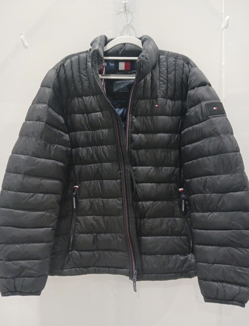 Mens outerwear packable jacket small ❄️black thumbnail