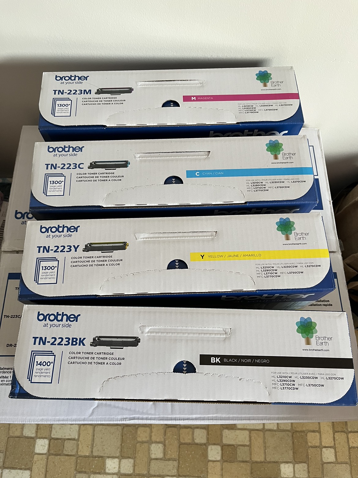 Printer with new cartridges Brother HL-L3290CDW Digital Laser - photo 3