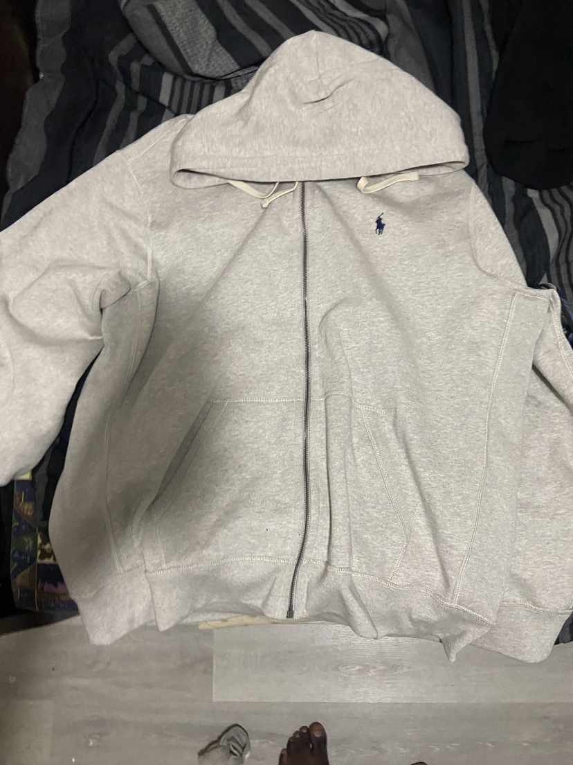 Polo zip up hoodie #freecycle