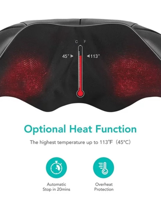Naipo Shiatsu Back and Neck Massager - photo 3