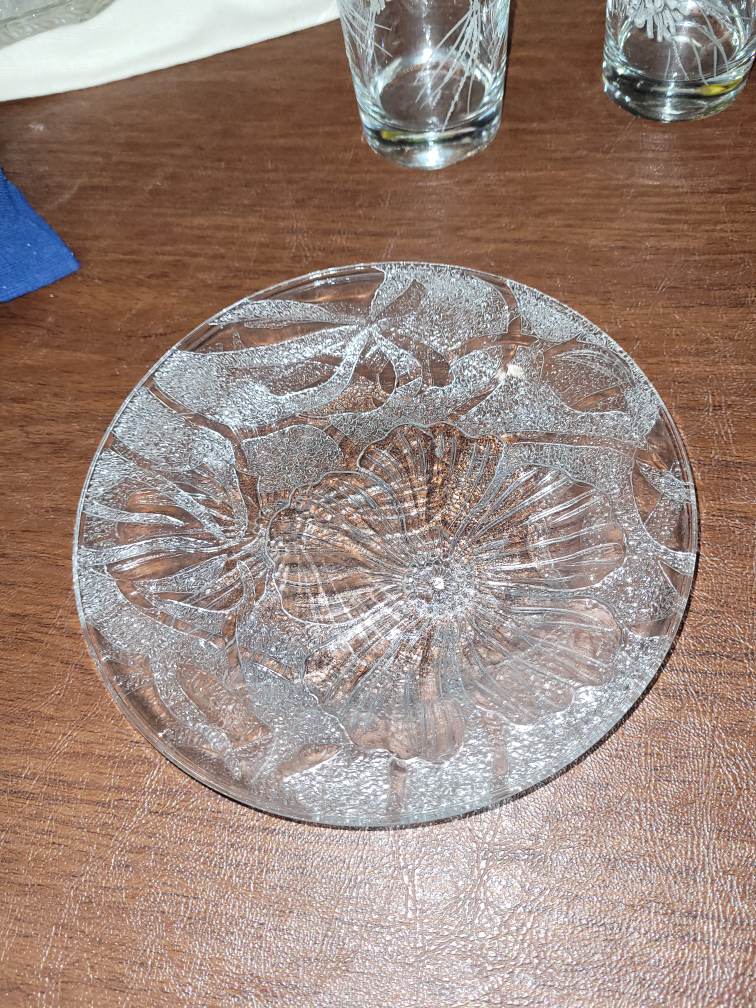 Beautiful Glass Plate Settting for 12-Beautiful Christmas Set - photo 5