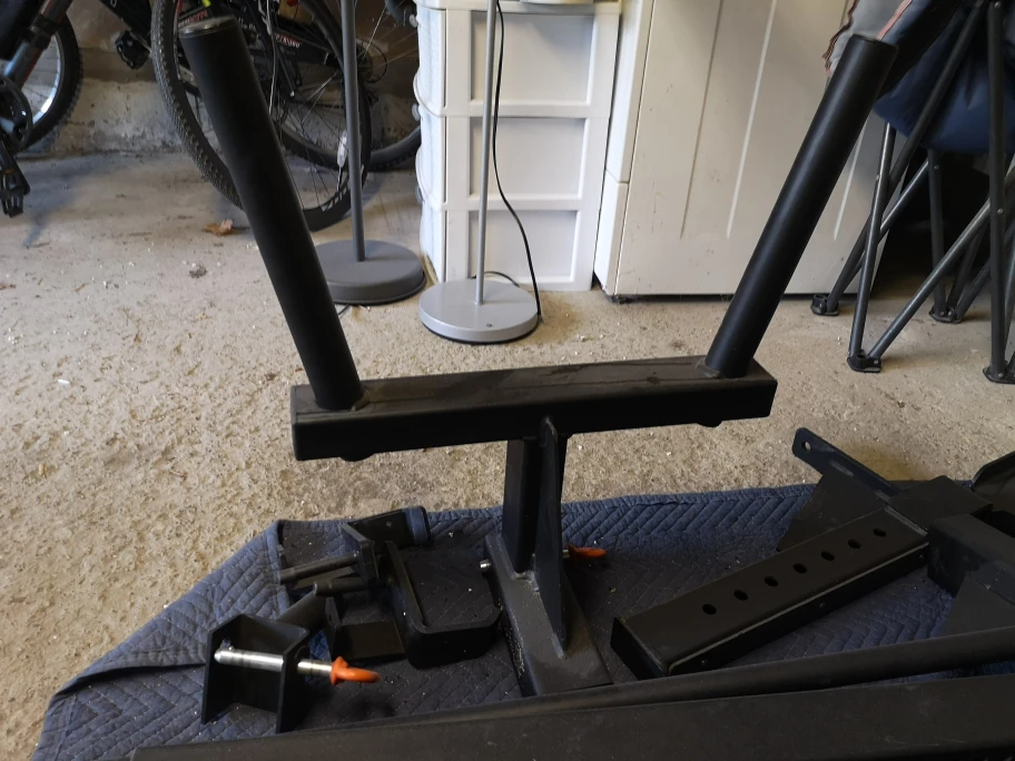 Half squat rack with dip bar and landmine attachment image indicator(3)