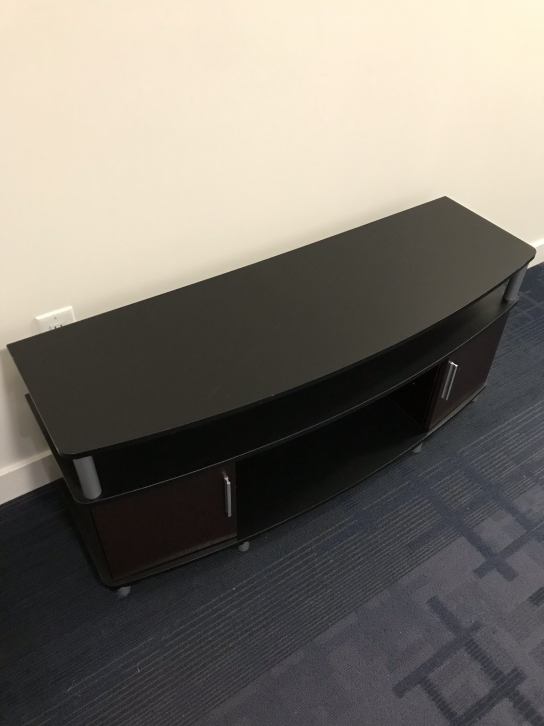 Elegant TV Stand With 2 Cabinet Including Shelf Inside - photo 5