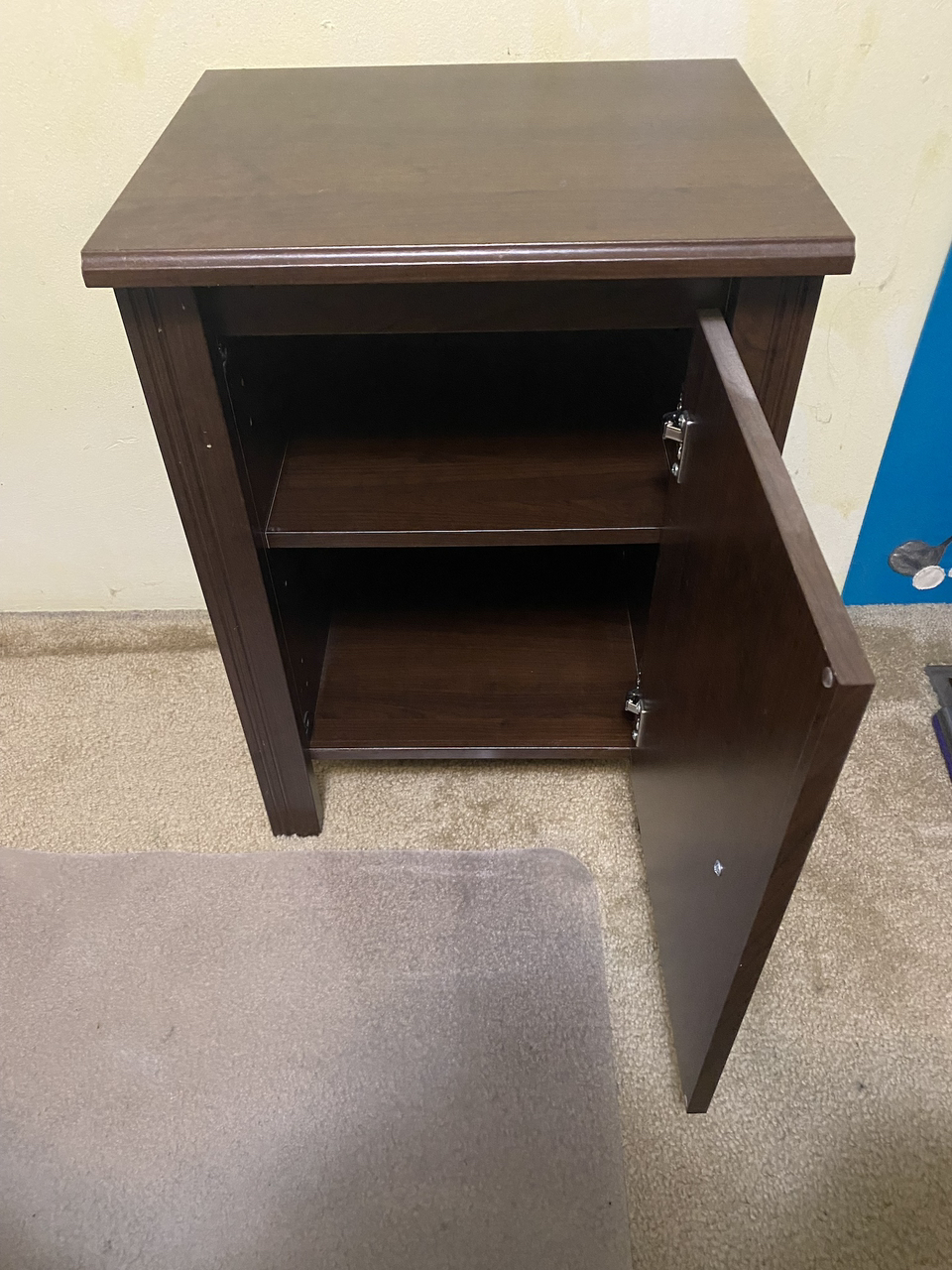 Wooden Side Table with Shelf ❄️ - photo 2