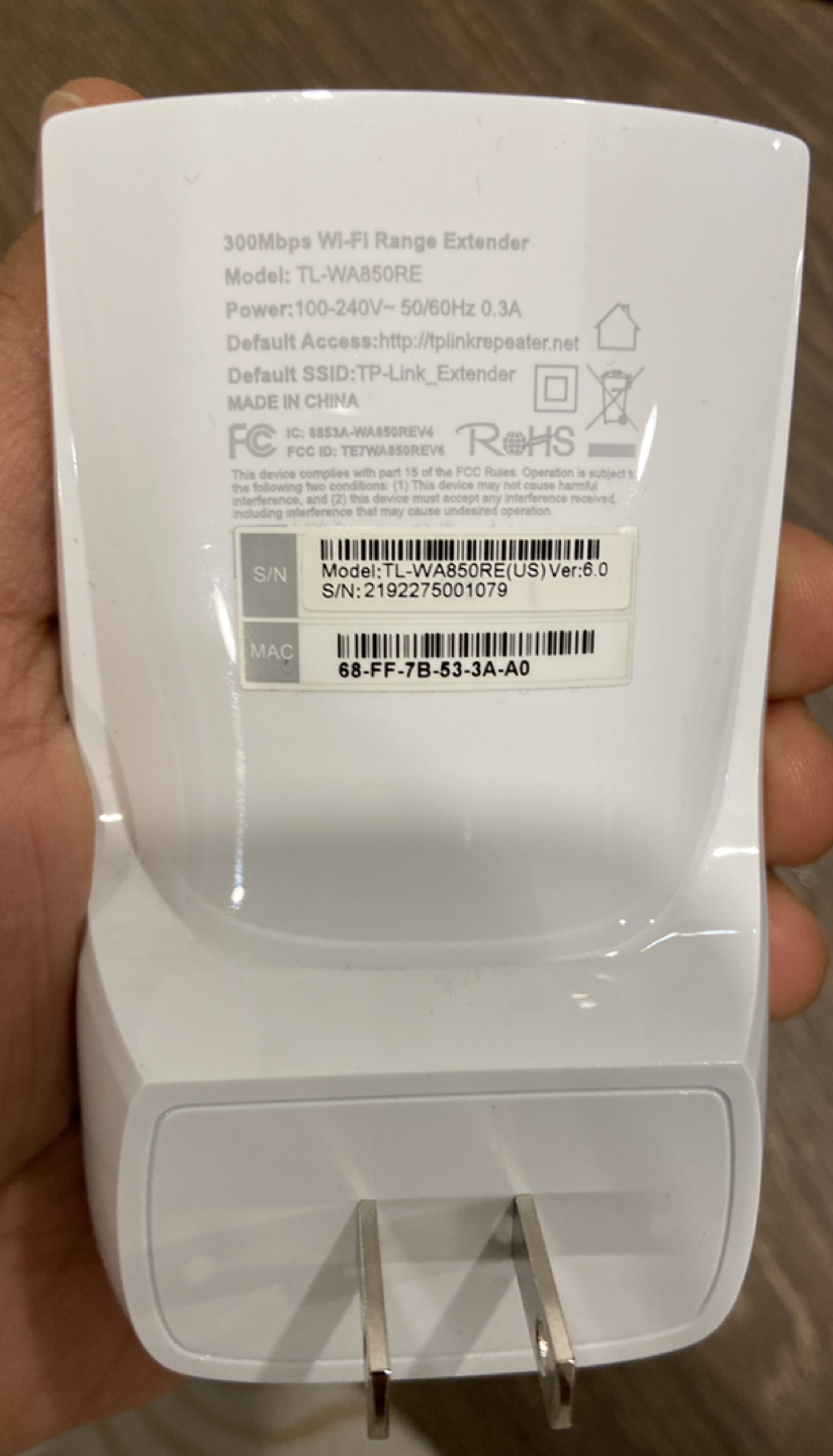 Wifi range extender TP link TL-WA85ORE image indicator(2)