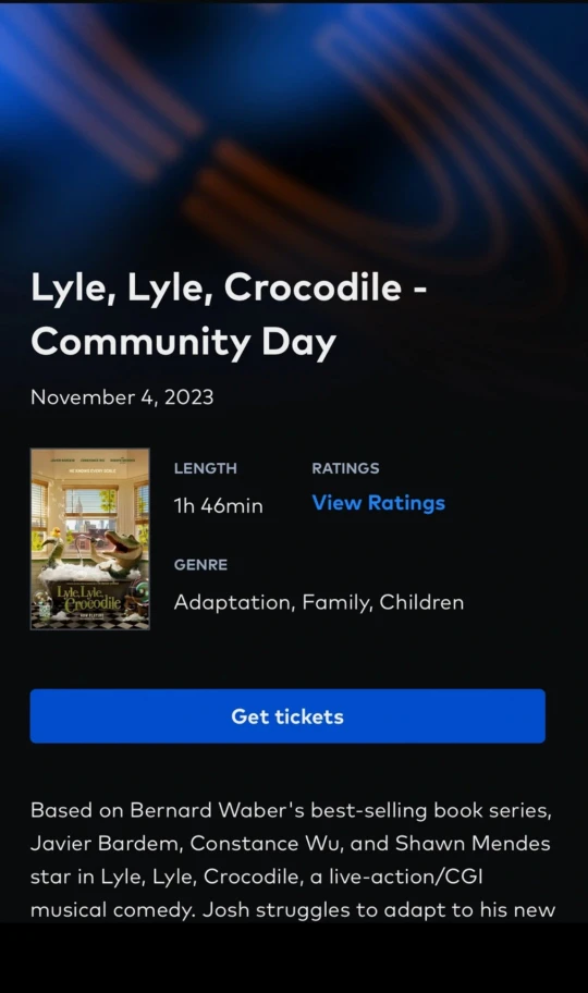 Saturday morning viewing of Lyle Lyle Crocodile thumbnail