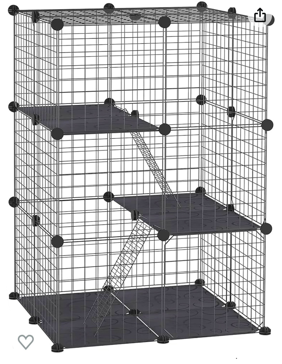A large cage 39 panels