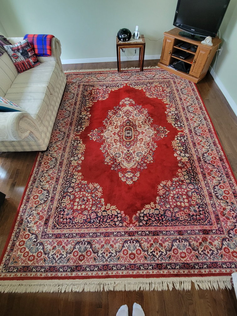 antique wool oriental rug - 8x11 ft - photo 4