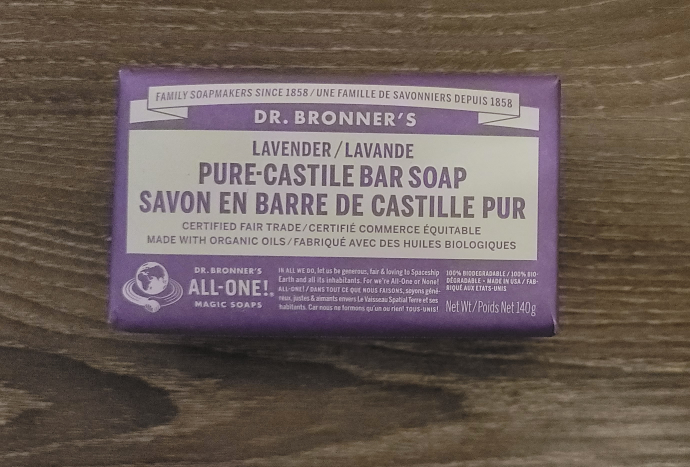 Dr. Bronner's Pure Castille Bar Soap (Lavender)