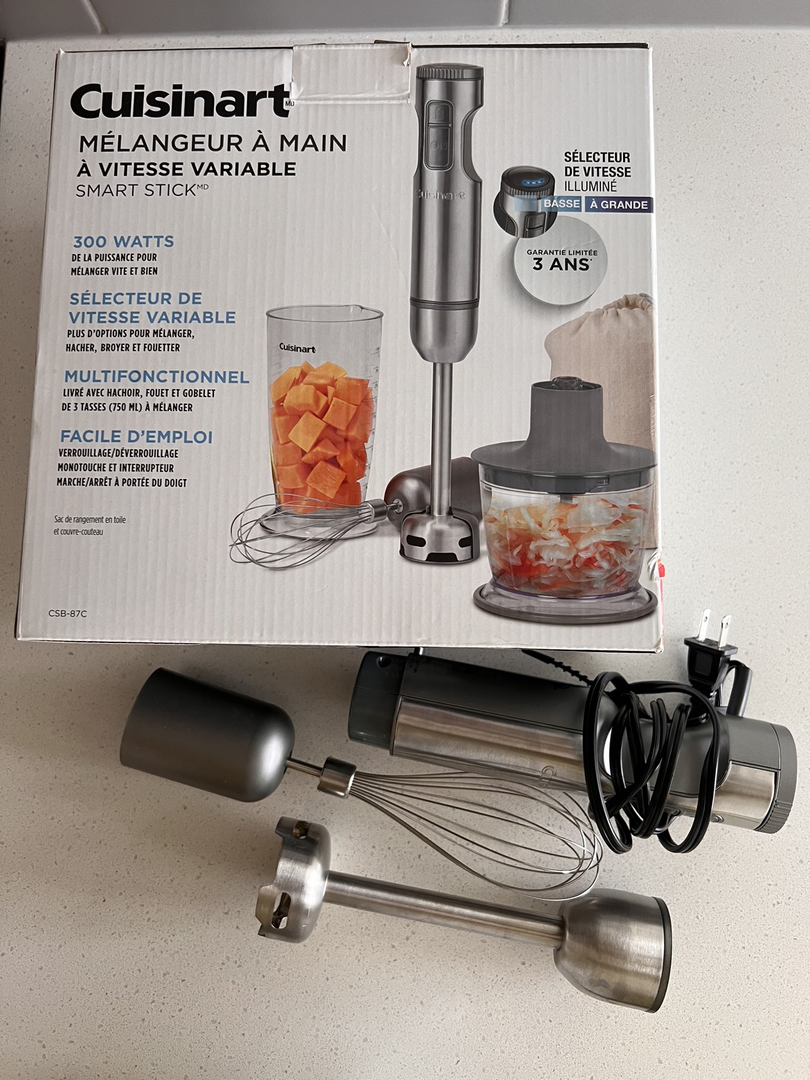Cuisinart® SmartStick® 2-Speed Corded Hand Blender w/ Chopper
