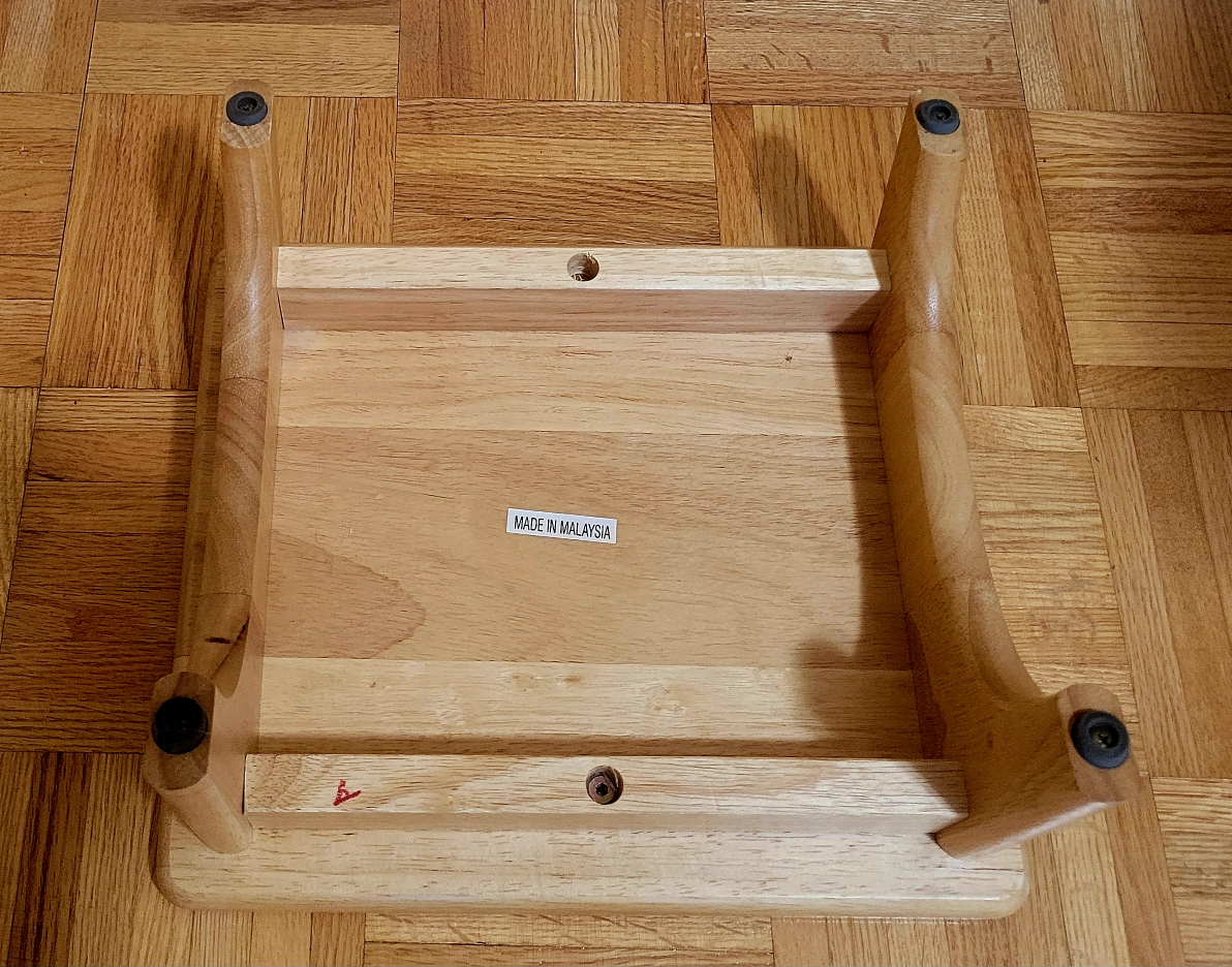 Wooden Step Stool- Used it as a Step for Computet Desk - photo 2