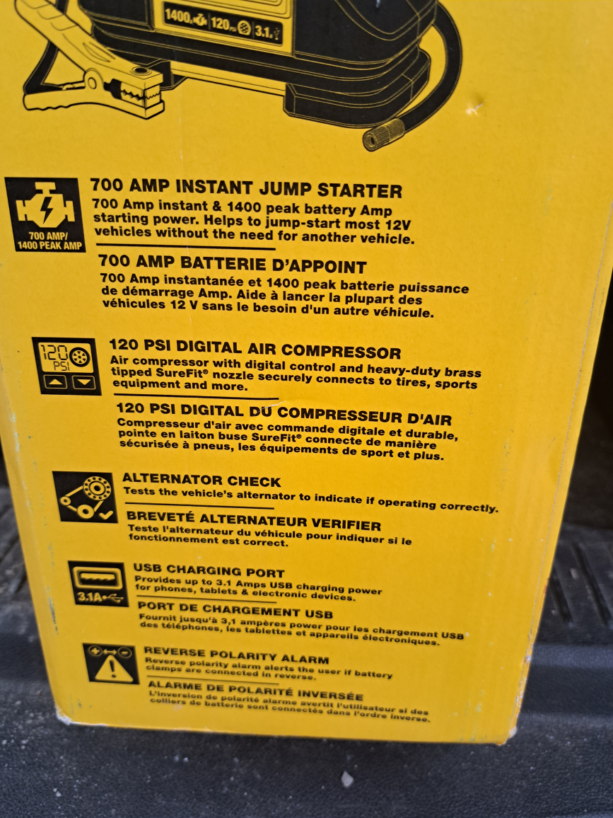 DEWALT POWER SUPPLY/CAR BOOSTER image indicator(2)
