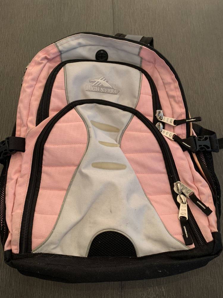 High Sierra pink backpack