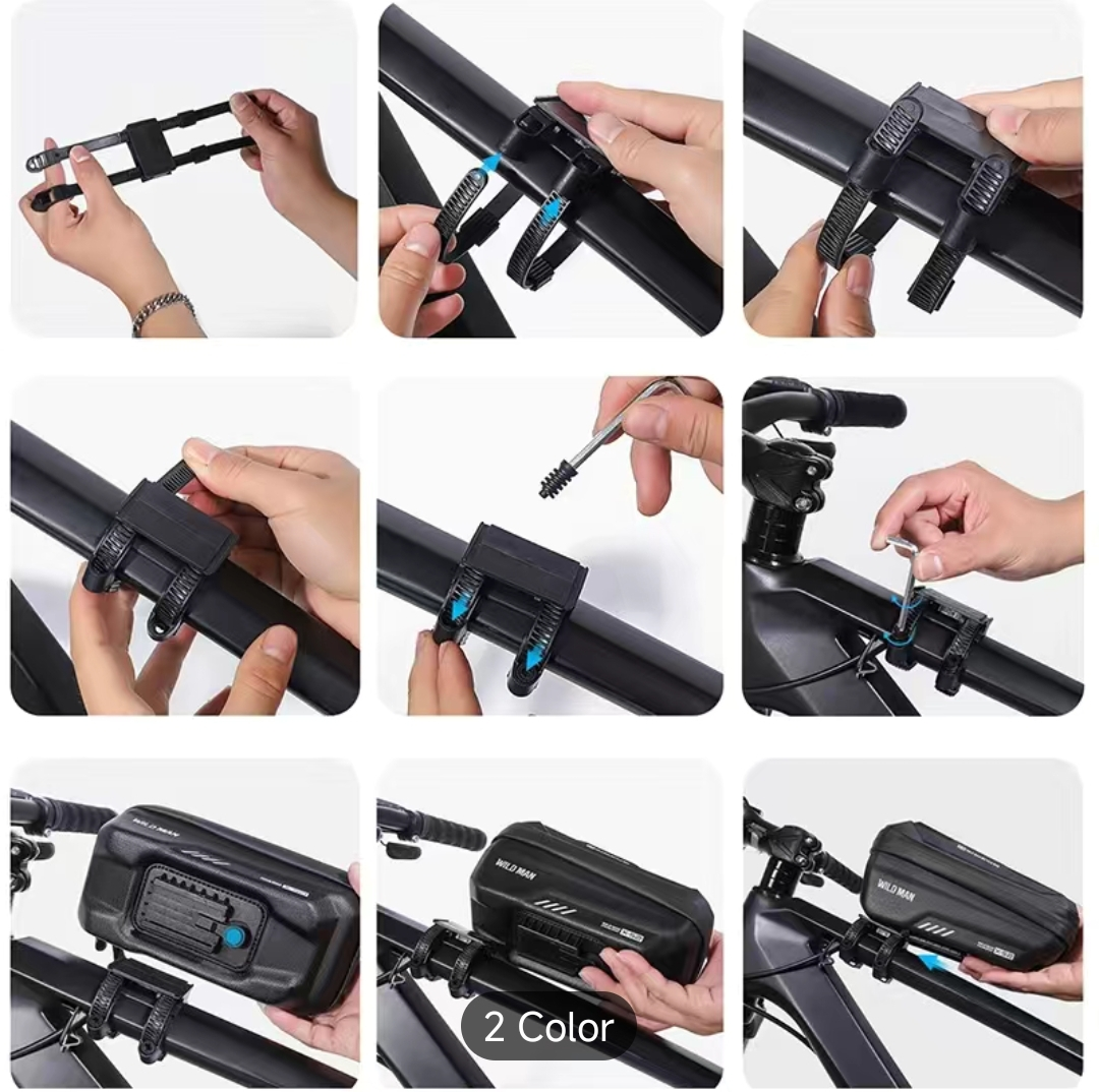 Bicycle WILD MAN Front Handlebar Bag image indicator(8)