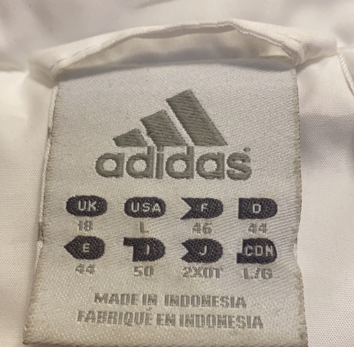 Adidas Red Down Short Puffer Jacket Winter Coat Size large image indicator(8)