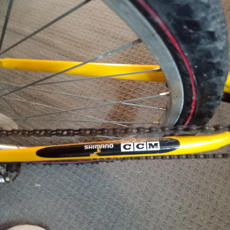 CCM Yellow Sidekick bike - photo 4