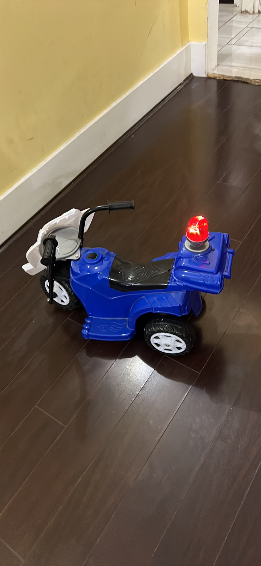 Kids Motorcycle 6V Electric Ride-On Powered Music (Blue)