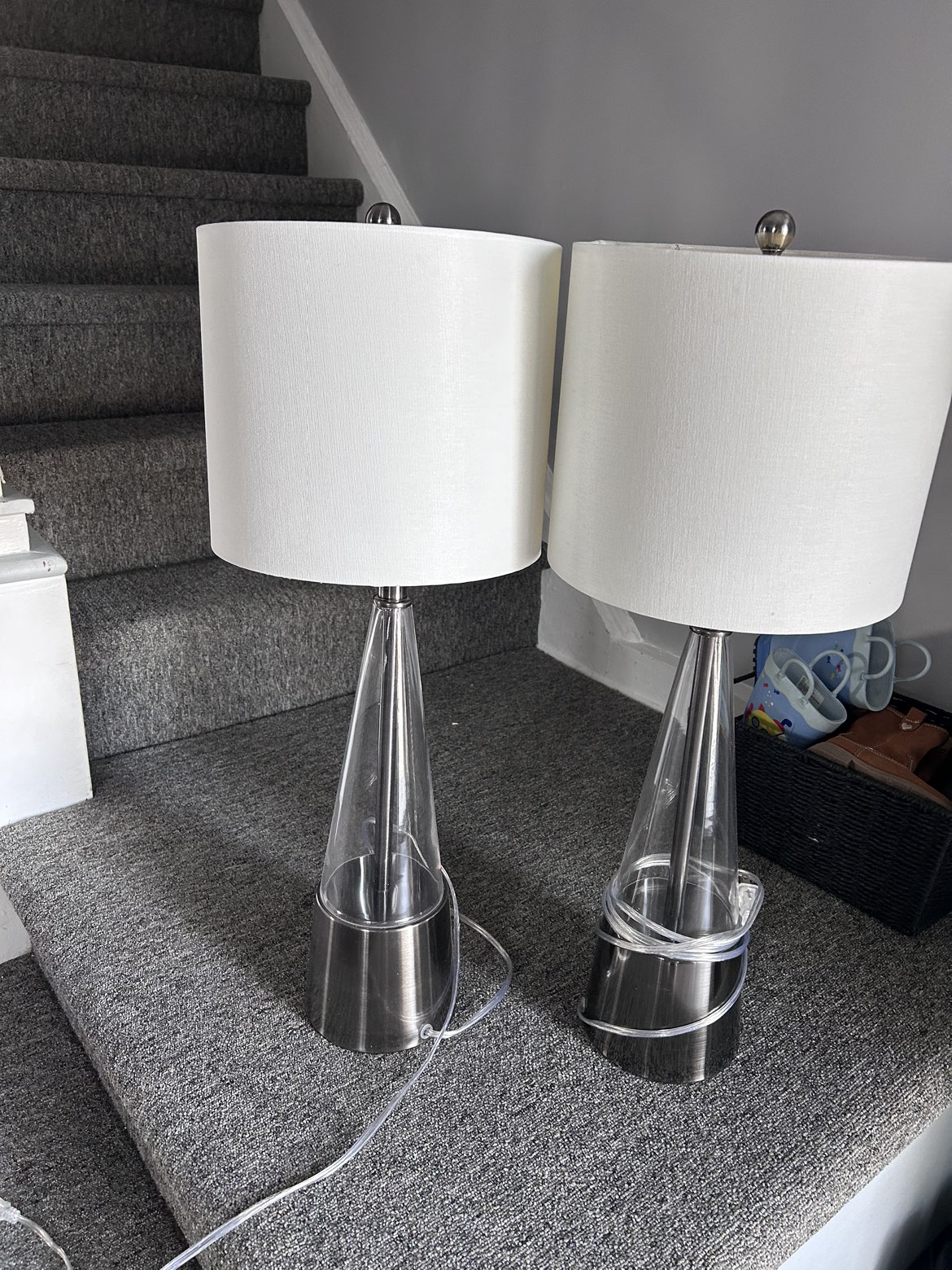 2 Matching Lamps ✨like new - photo 2