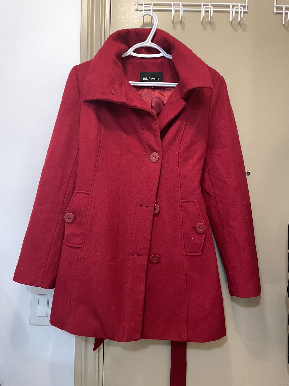 Red Wool Coat