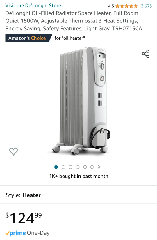 delonghi space heater - photo 4