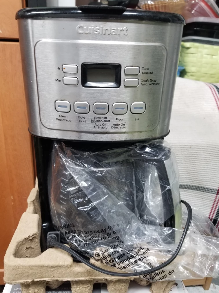 #freecycle  Cuisinart Coffee Maker thumbnail