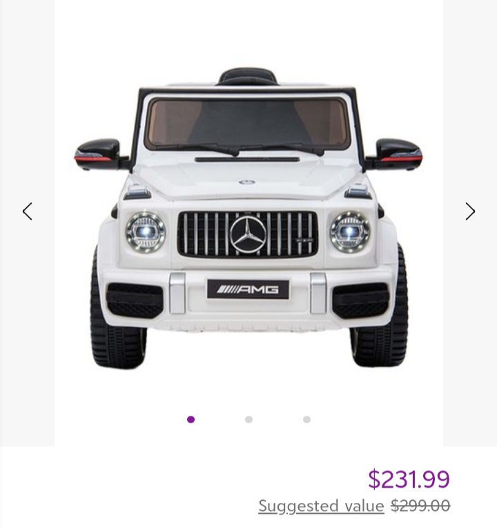 Mercedes-Benz G-Wagon Ride-On thumbnail