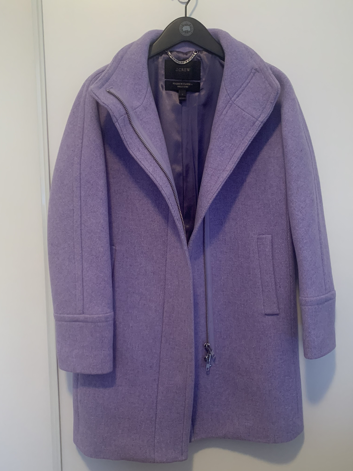 J. CREW Lavender Coat image indicator(3)