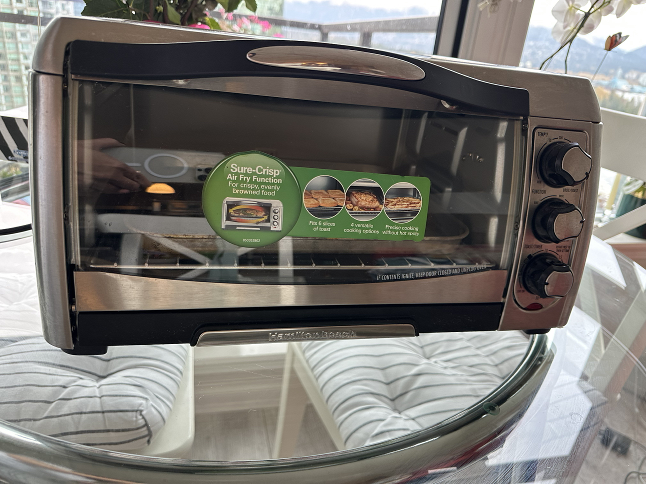 Hamilton Beach Sure-crisp Air Fryer Toaster Oven