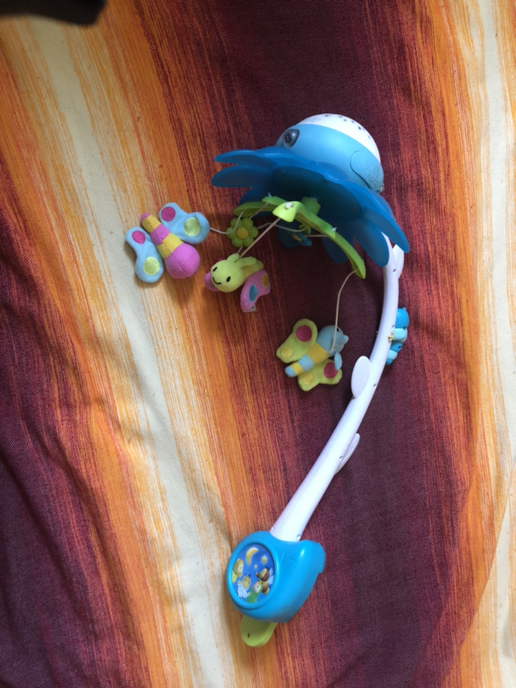 Mobile toy for the crib # freecycle