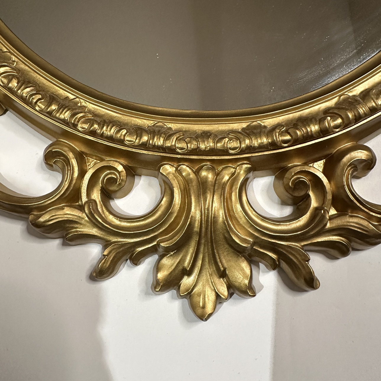 Vintage Syroco Gold Ornate Wall Mirror 29” x 19” - photo 4