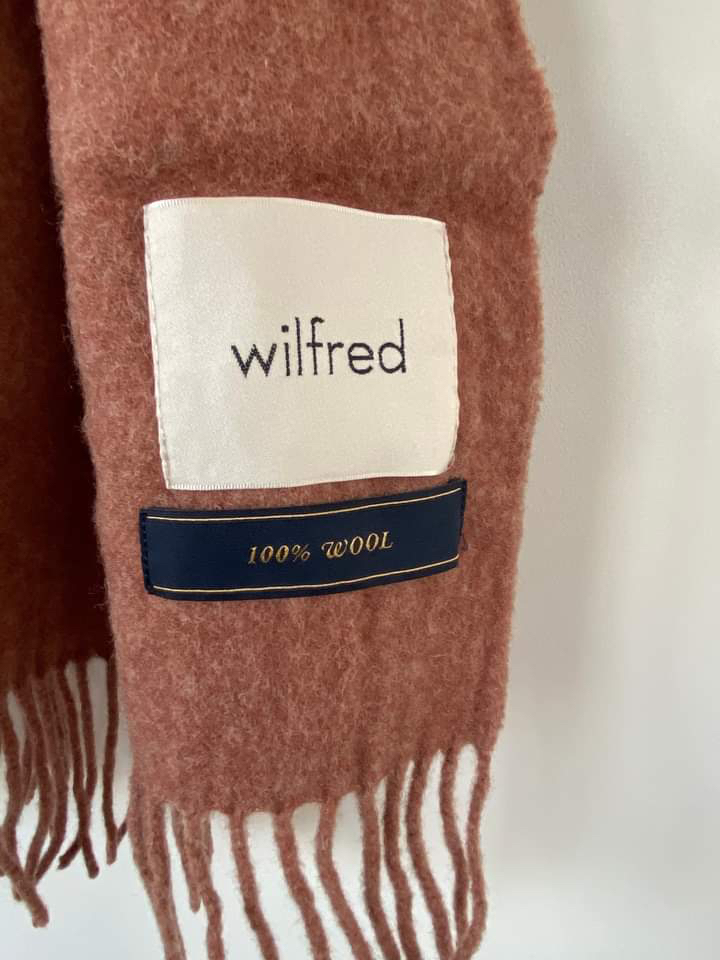 Wilfred Wool Scarf - Rose/Beige - photo 2