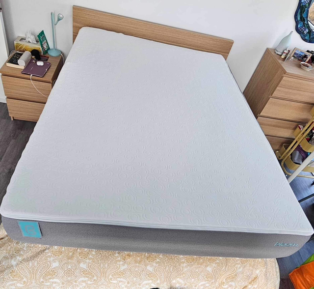 Bloom Mist Mattress with Cotton Mattress Protector - Full/Double