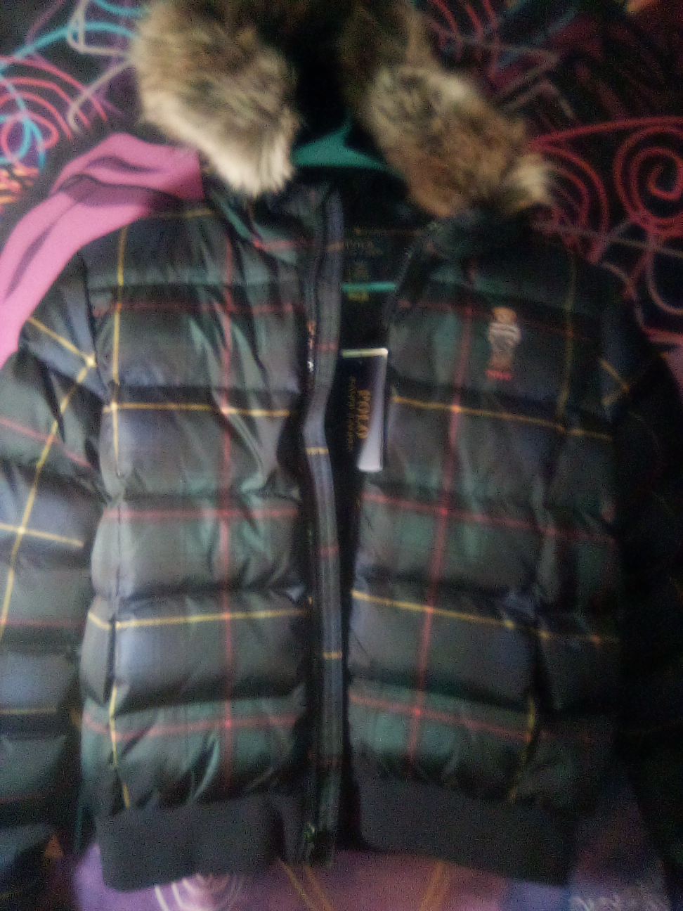 Authentic water resistant Polo Bear down jacket - photo 5