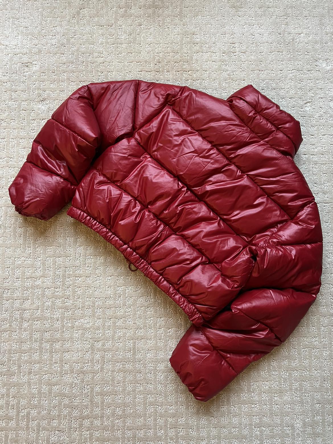 Red Mini Puff Jacket image indicator(3)