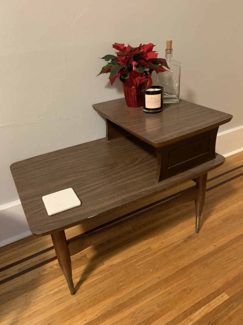 MCM style side table