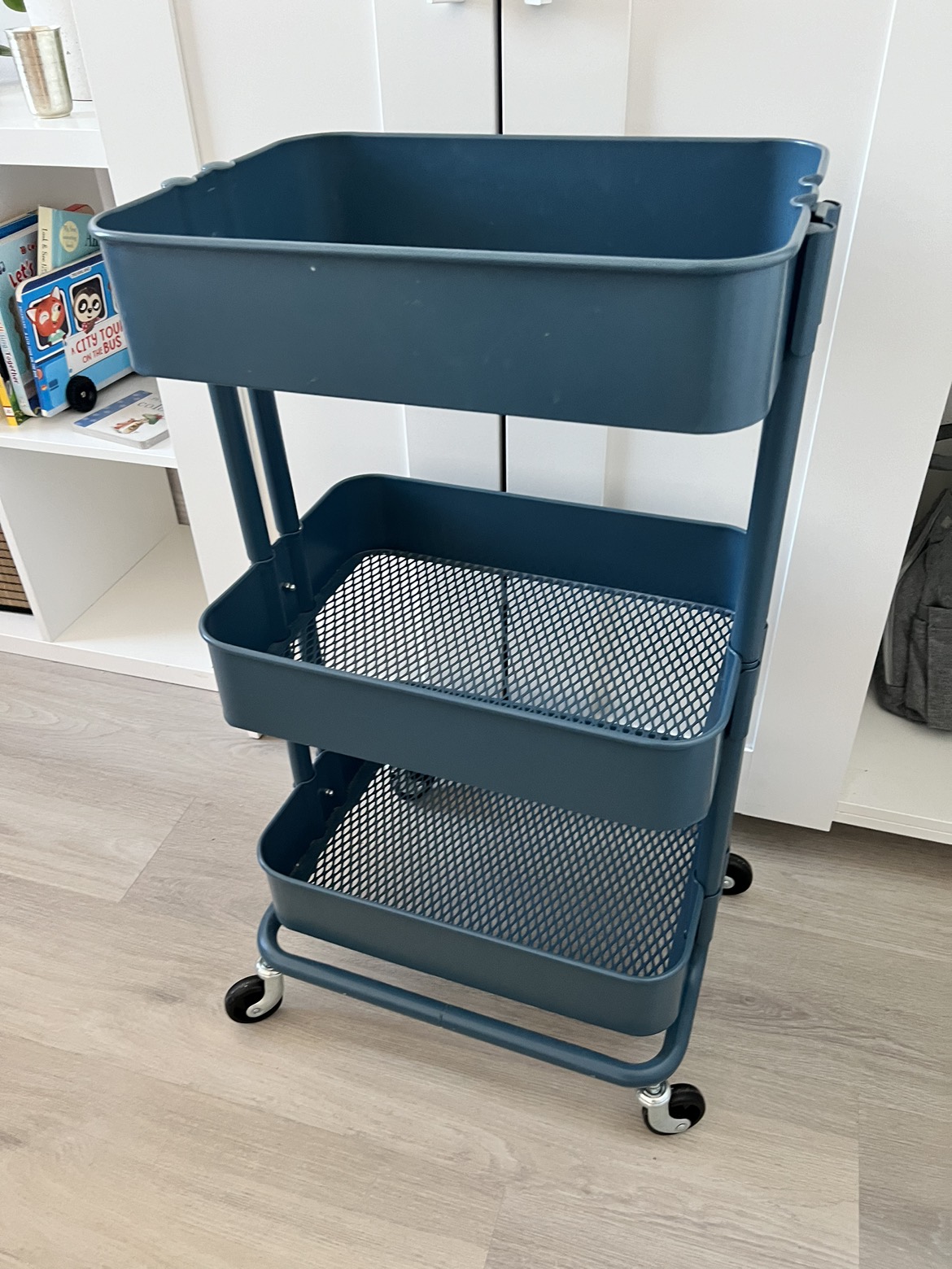 IKEA Raskog Utility Cart/ Blue Color