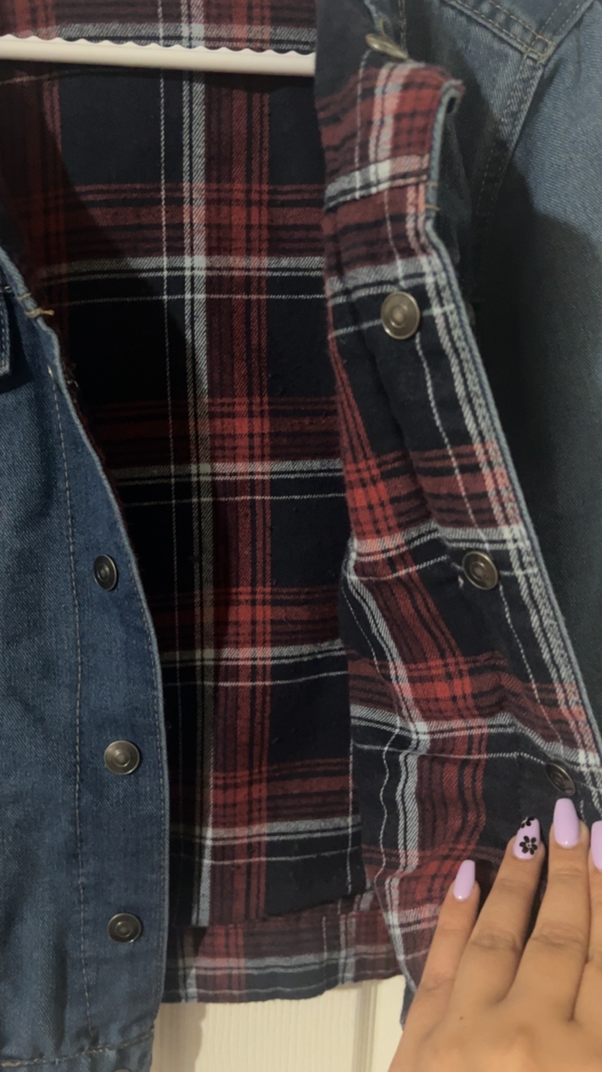 Warm Cozy Jean Jacket For Winters image indicator(5)