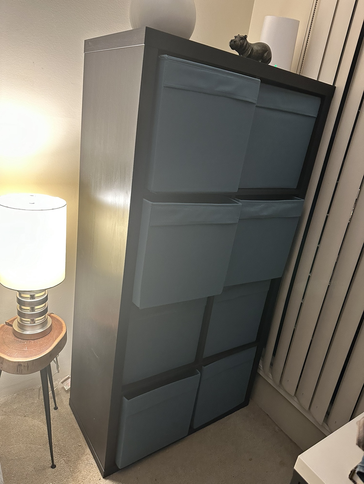 IKEA square shelfs with 8 Boxes - photo 2
