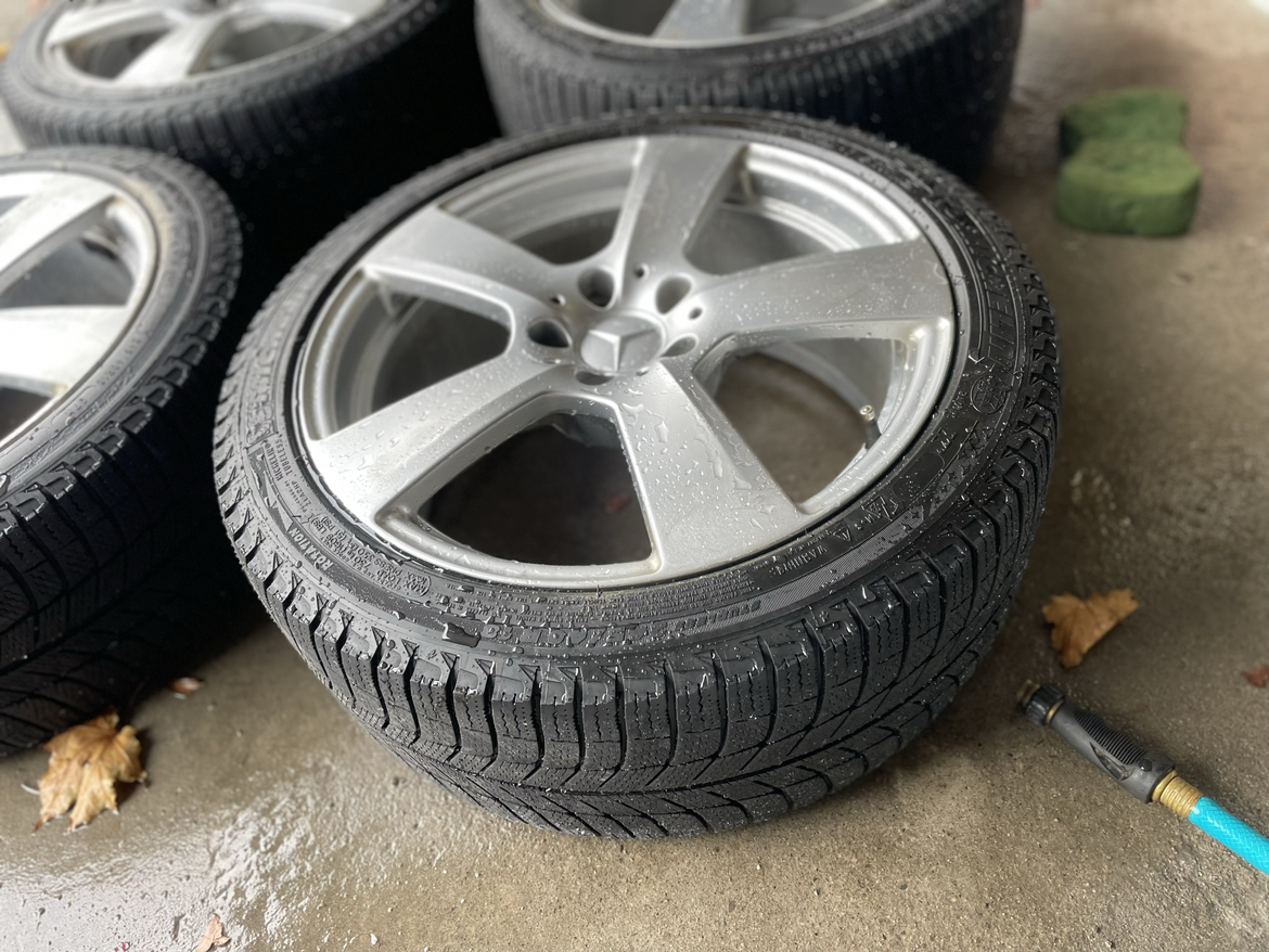 Winter is coming,ready to use Mercedes OE rims and tires 18 inch - photo 4