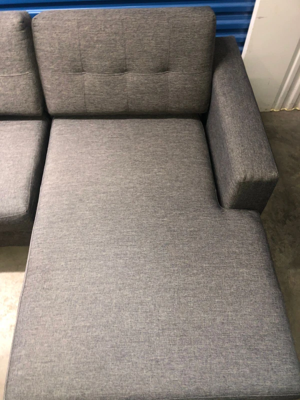 FREE DELIVERY 🚚💨 PEBBLE GREY 3-4 SEATER SECTIONAL SOFA/COUCH image indicator(7)
