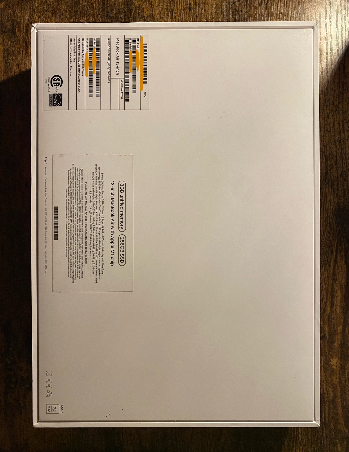 Apple Macbook Air M1, 13” (256gb) Gold - photo 5