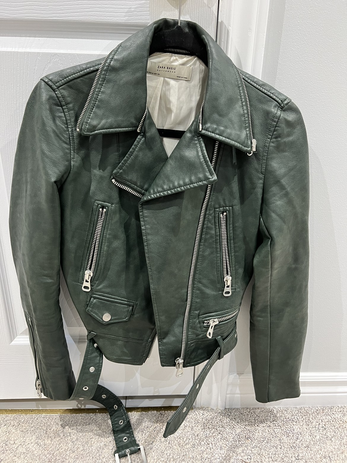 Zara women biker jacket size medium