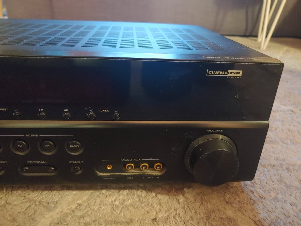 Yamaha RX V371 HDMI receiver and 5.1 speaker set up image indicator(3)